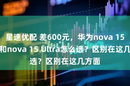 星速优配 差600元，华为nova 15 Pro和nova 15 Ultra怎么选？区别在这几方面